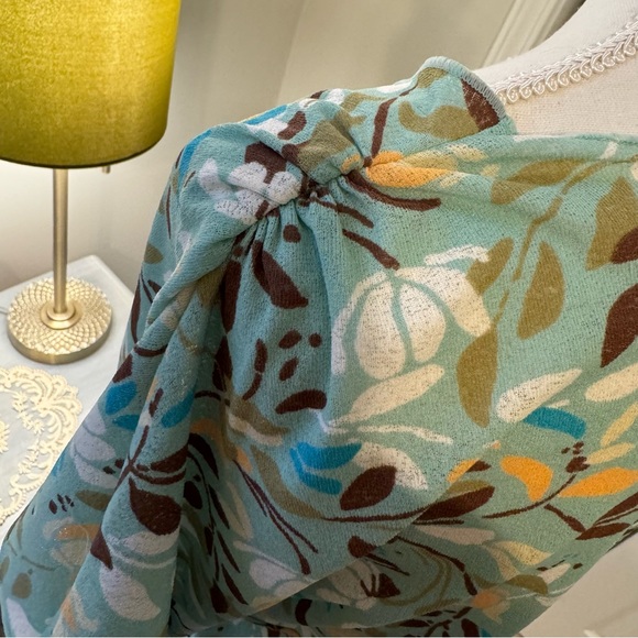 J. Jill 2-piece Stretch Skirt/blouse , size Large floral print - Picture 9 of 12